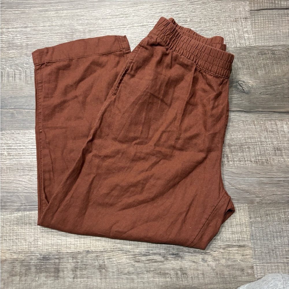 Brown Casual Pants
